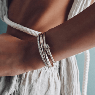 Star Set Diamond Bracelet    by Logan Hollowell Jewelry