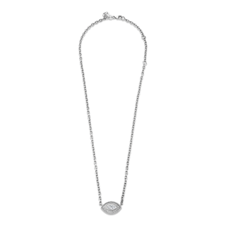 Angel Eye Marquise Diamond Necklace    by Logan Hollowell Jewelry