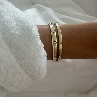 Petite Star Set Diamond Bracelet by Logan Hollowell Jewelry