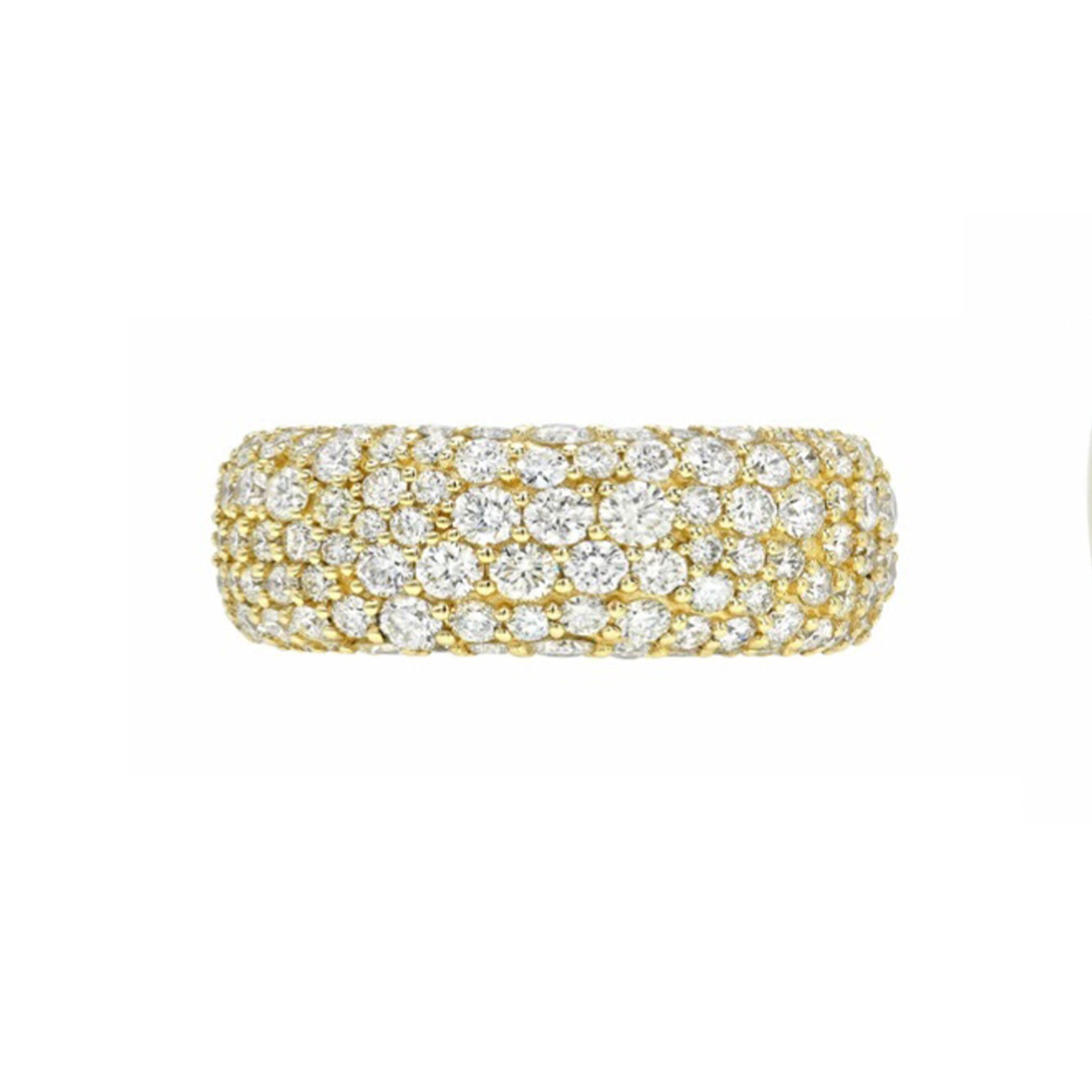 The Pavé Diamond Aura Sleeve: Gen 5 Gen 5 - Lab-Created Yellow Gold 4 by Logan Hollowell Jewelry