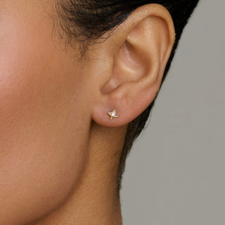 Four Point Star Studs by Logan Hollowell Jewelry