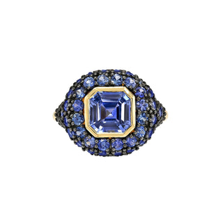 Blue Sapphire Pop Rocks Ring