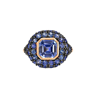 Blue Sapphire Pop Rocks Ring