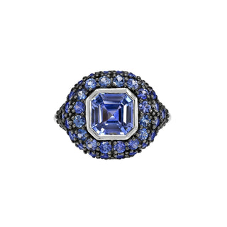 Blue Sapphire Pop Rocks Ring