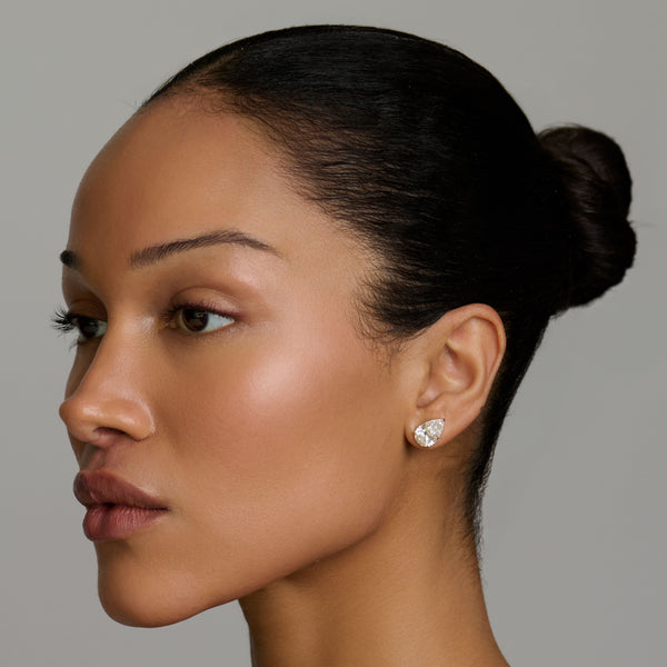 Reverse Water Drop Martini Studs by Logan Hollowell Jewelry