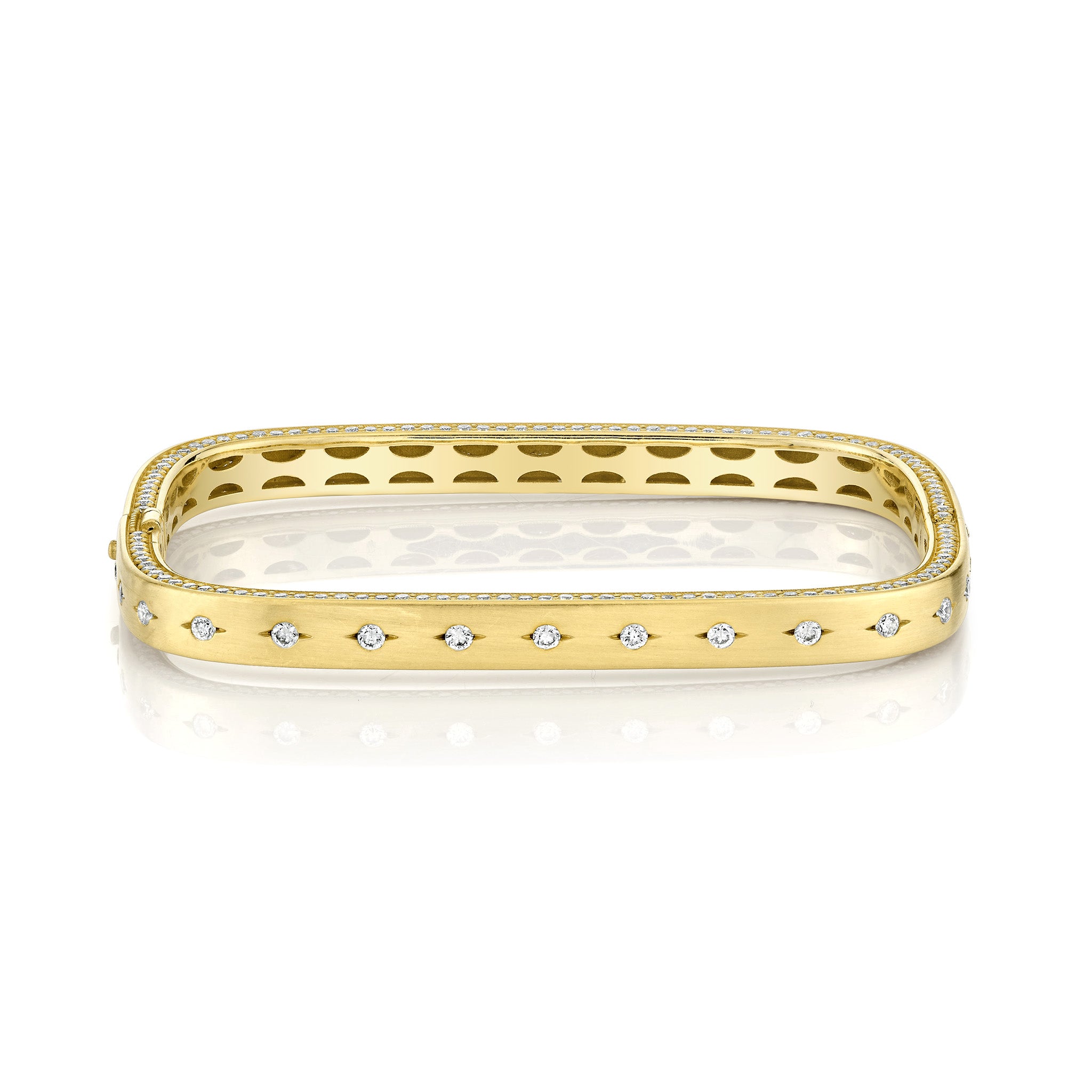 12 Wishes Diamond Bracelet Yellow Gold Petite (6.5") by Logan Hollowell Jewelry