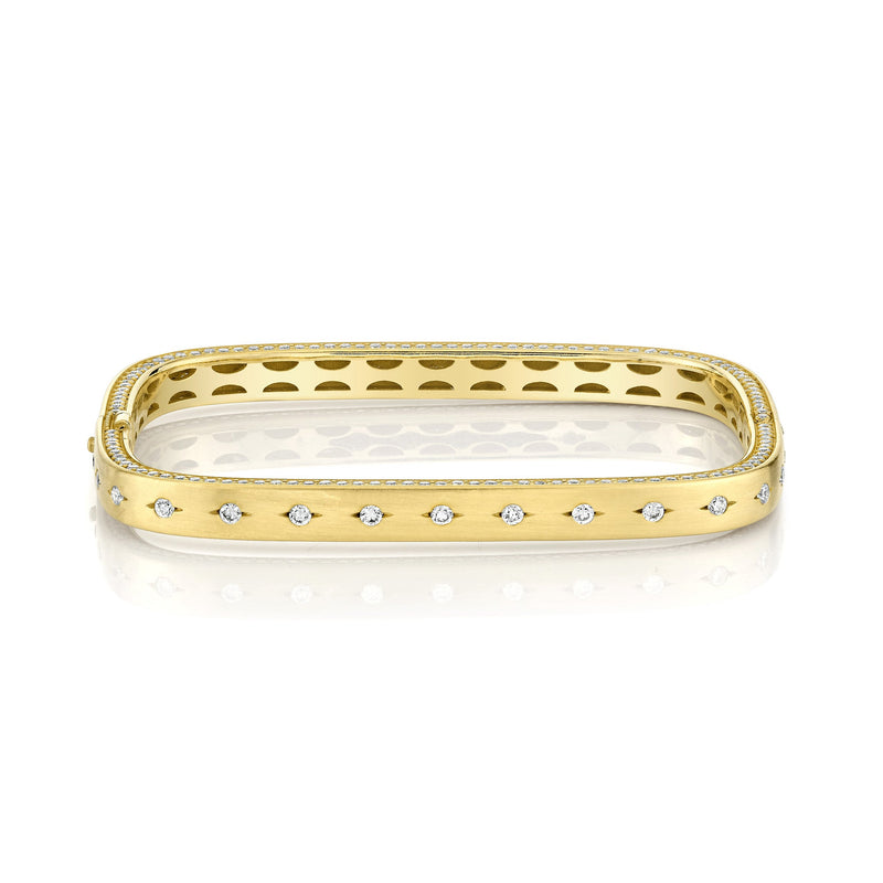 12 Wishes Diamond Bracelet Yellow Gold Petite (6.5") by Logan Hollowell Jewelry
