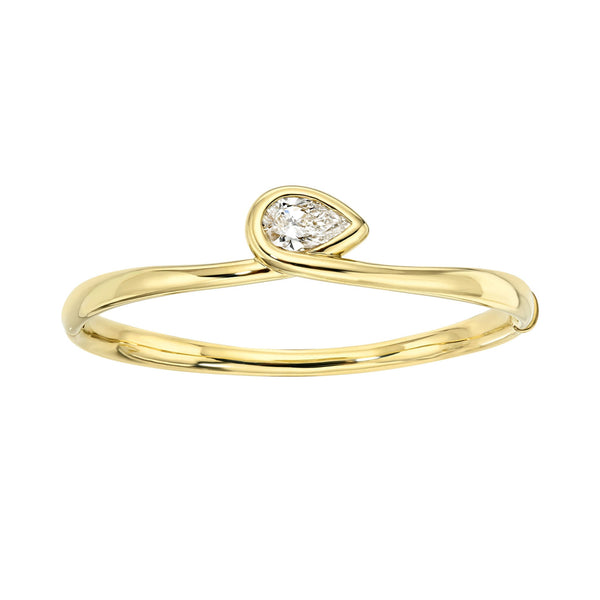 Enigma Water Drop Diamond Bracelet Yellow Gold by Logan Hollowell Jewelry