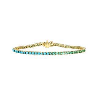 Emerald Lagoon Turquoise Tennis Bracelet