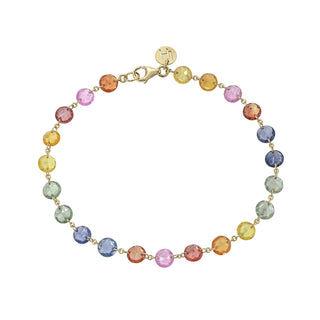 Eau de Rose Cut Rainbow Bracelet