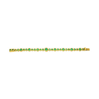 Emerald Bubble Bracelet by Logan Hollowell Jewelry