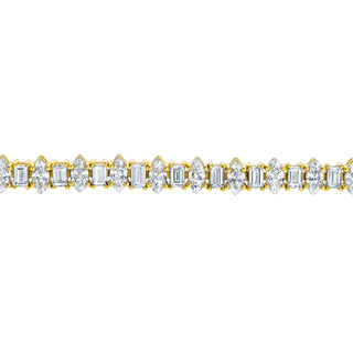Sequence Diamond Tennis Bracelet by Logan Hollowell Jewelry