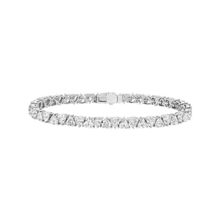 Trillion Diamond Tennis Bracelet