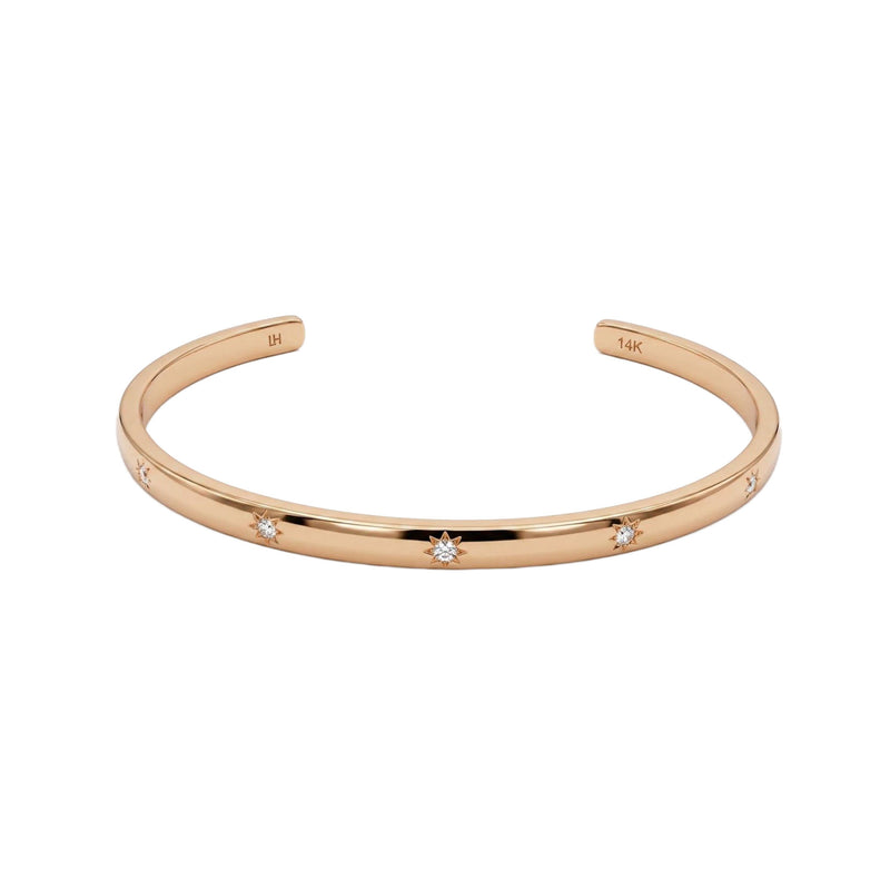 Petite Star Set Cuff