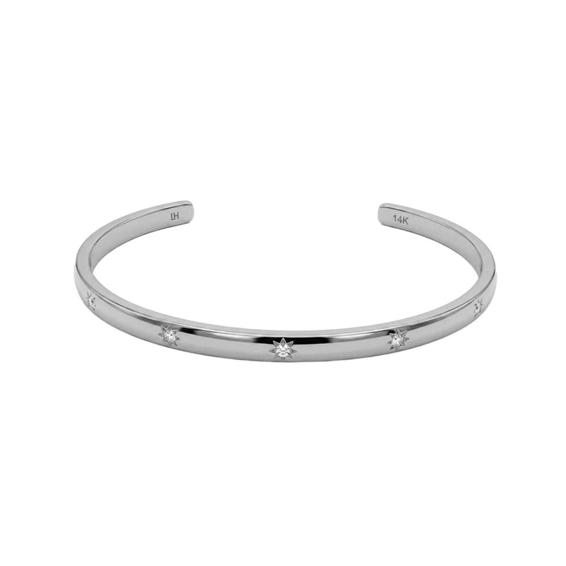 Petite Star Set Cuff