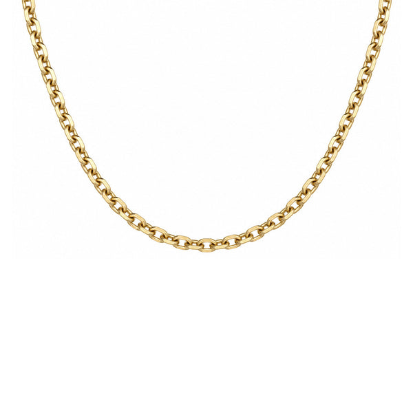 Danny Chain Mini Yellow Gold 16" by Logan Hollowell Jewelry