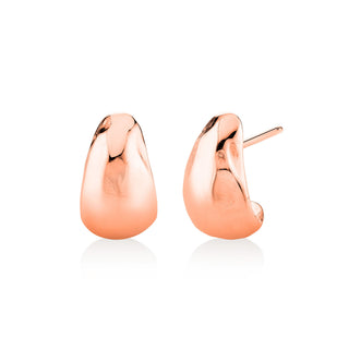 Baby Tusk Earrings Rose Gold   by Logan Hollowell Jewelry