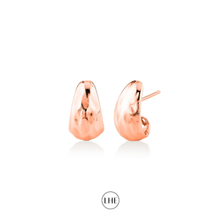 Baby River Tusk Earrings Rose Gold   by Logan Hollowell Jewelry