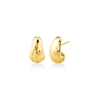 Baby River Tusk Earrings | Ready to Ship Yellow Gold by Logan Hollowell Jewelry