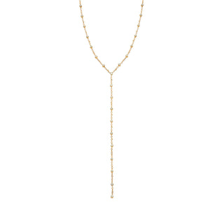 Solar Flare Mini Lariat Rose Gold by Logan Hollowell Jewelry