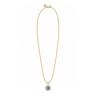 Blue Sapphire Pop Rocks Pendant by Logan Hollowell Jewelry