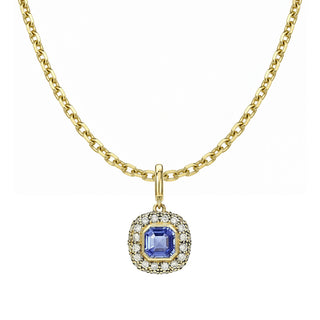 Blue Sapphire Pop Rocks Pendant