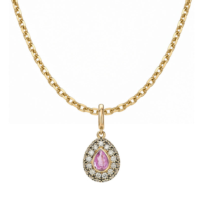Pink Sapphire Pop Rocks Pendant