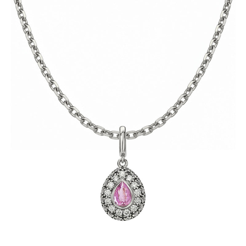 Pink Sapphire Pop Rocks Pendant