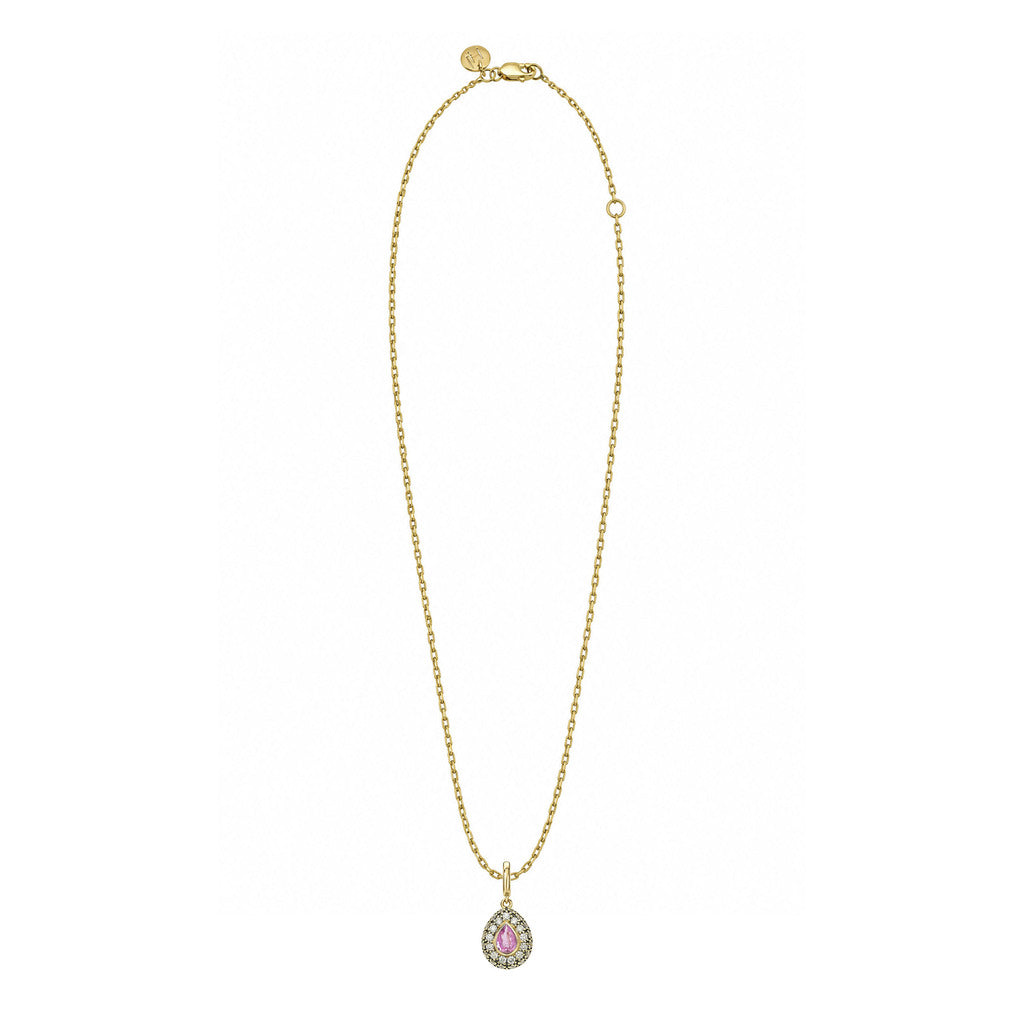 Pink Sapphire Pop Rocks Pendant by Logan Hollowell Jewelry