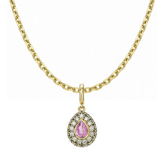 Pink Sapphire Pop Rocks Pendant
