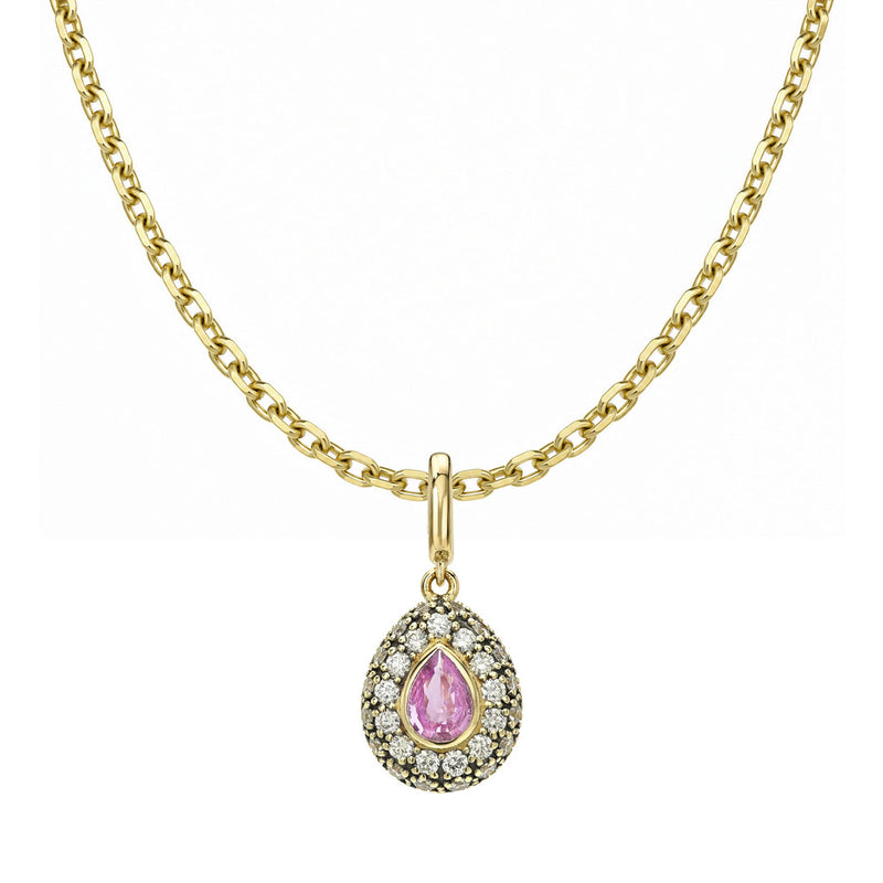Pink Sapphire Pop Rocks Pendant