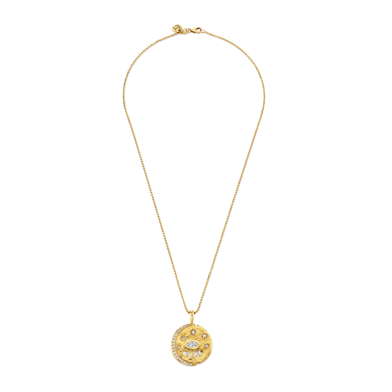 Angel Eye 11:11 Alchemy Coin Pendant | Ready to Ship by Logan Hollowell Jewelry
