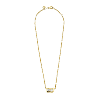 Lover's Duet River Diamond Necklace | Ready to Ship by Logan Hollowell Jewelry