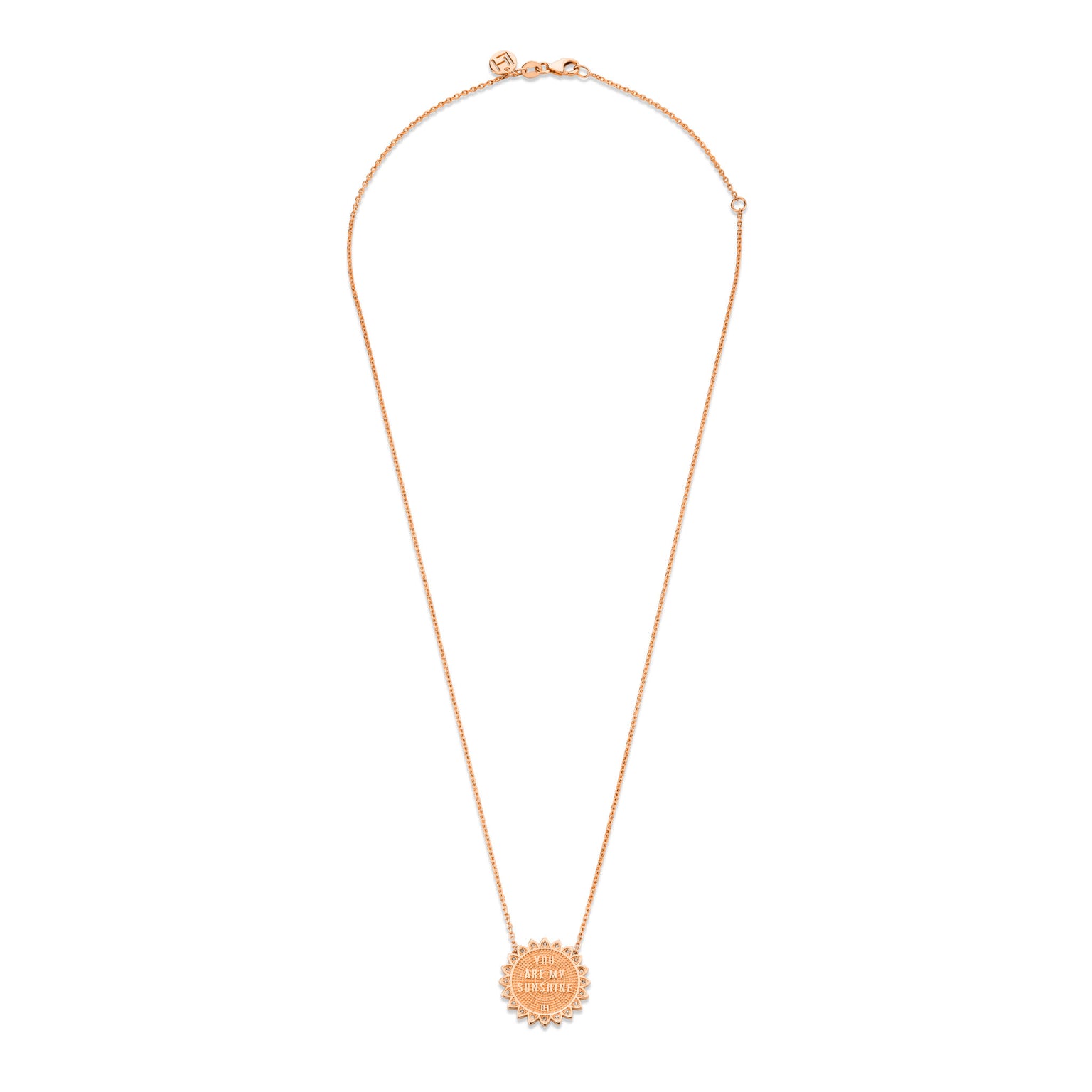 Custom Initials Classic "You Are My Sunshine" Necklace    by Logan Hollowell Jewelry