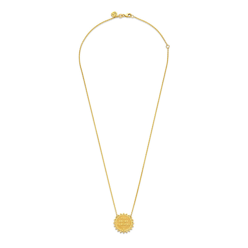 Custom Initials Classic "You Are My Sunshine" Necklace (Showroom Only) by Logan Hollowell Jewelry