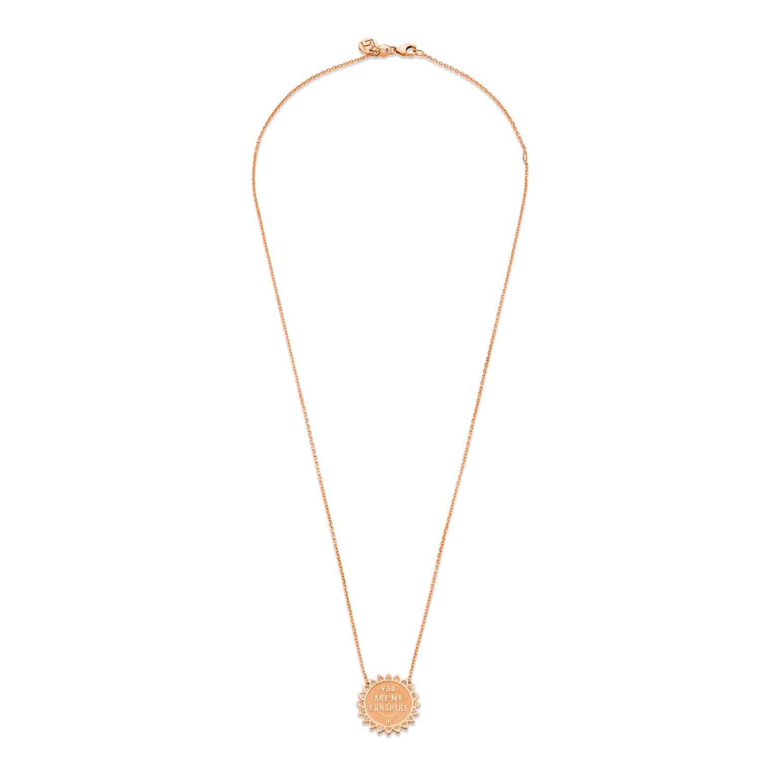 Custom Initials Classic "You Are My Sunshine" Necklace    by Logan Hollowell Jewelry