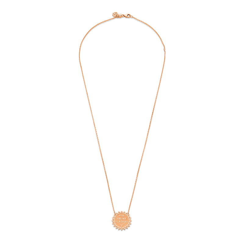 Custom Initials Classic "You Are My Sunshine" Necklace    by Logan Hollowell Jewelry
