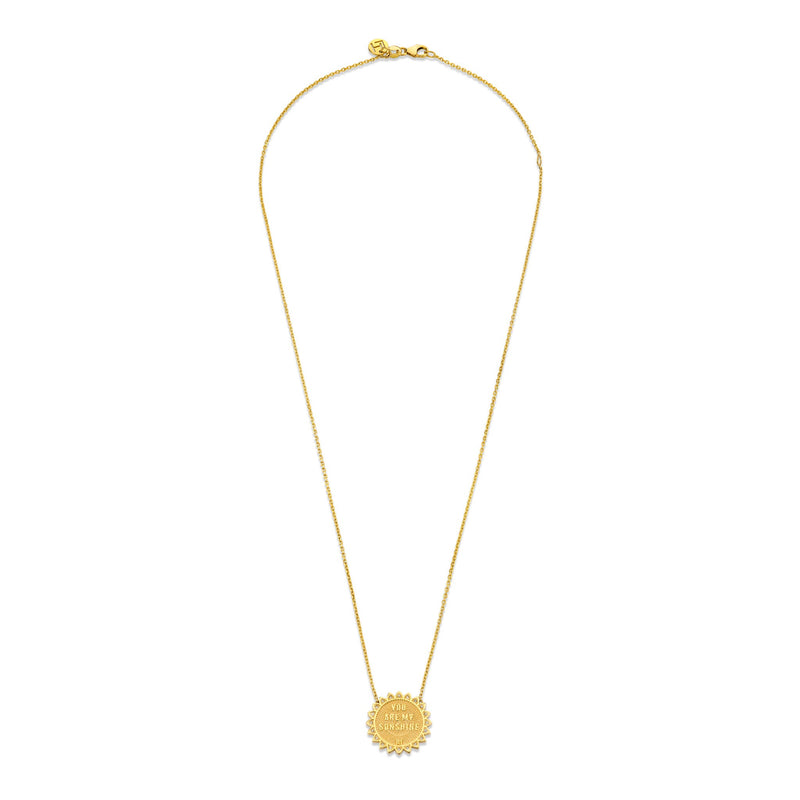 Custom Initials Classic "You Are My Sunshine" Necklace (Showroom Only) by Logan Hollowell Jewelry
