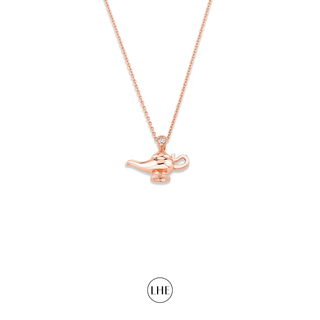 Mini Genie Lamp Rose Gold 15-16"  by Logan Hollowell Jewelry