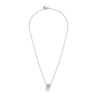 Pavé Diamond Rain Cloud Necklace    by Logan Hollowell Jewelry