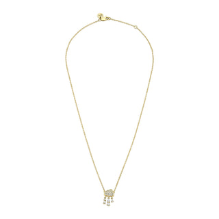 Pavé Diamond Rain Cloud Necklace | Borrow by Logan Hollowell Jewelry