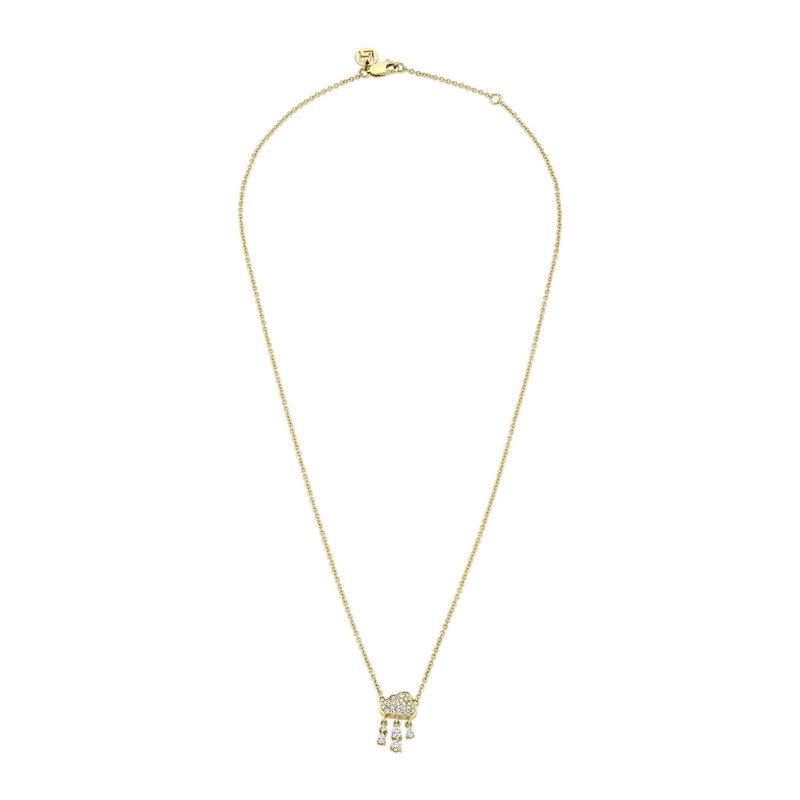 Pavé Diamond Rain Cloud Necklace | Ready to Ship by Logan Hollowell Jewelry