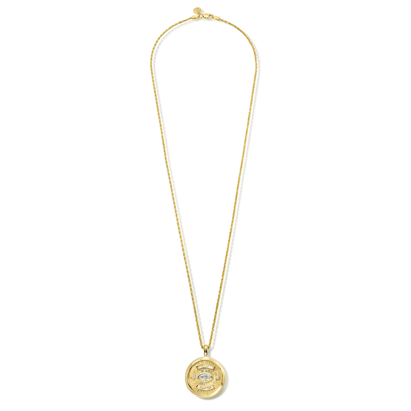 Solid 11:11 Angel Eye Coin Pendant | Ready to Ship by Logan Hollowell Jewelry