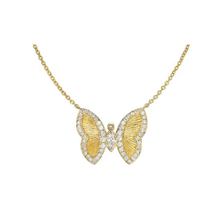 Petite Metamorphosis Necklace Yellow Gold 16" by Logan Hollowell Jewelry