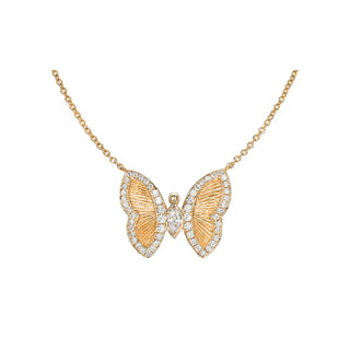 Petite Metamorphosis Necklace Rose Gold 16" by Logan Hollowell Jewelry