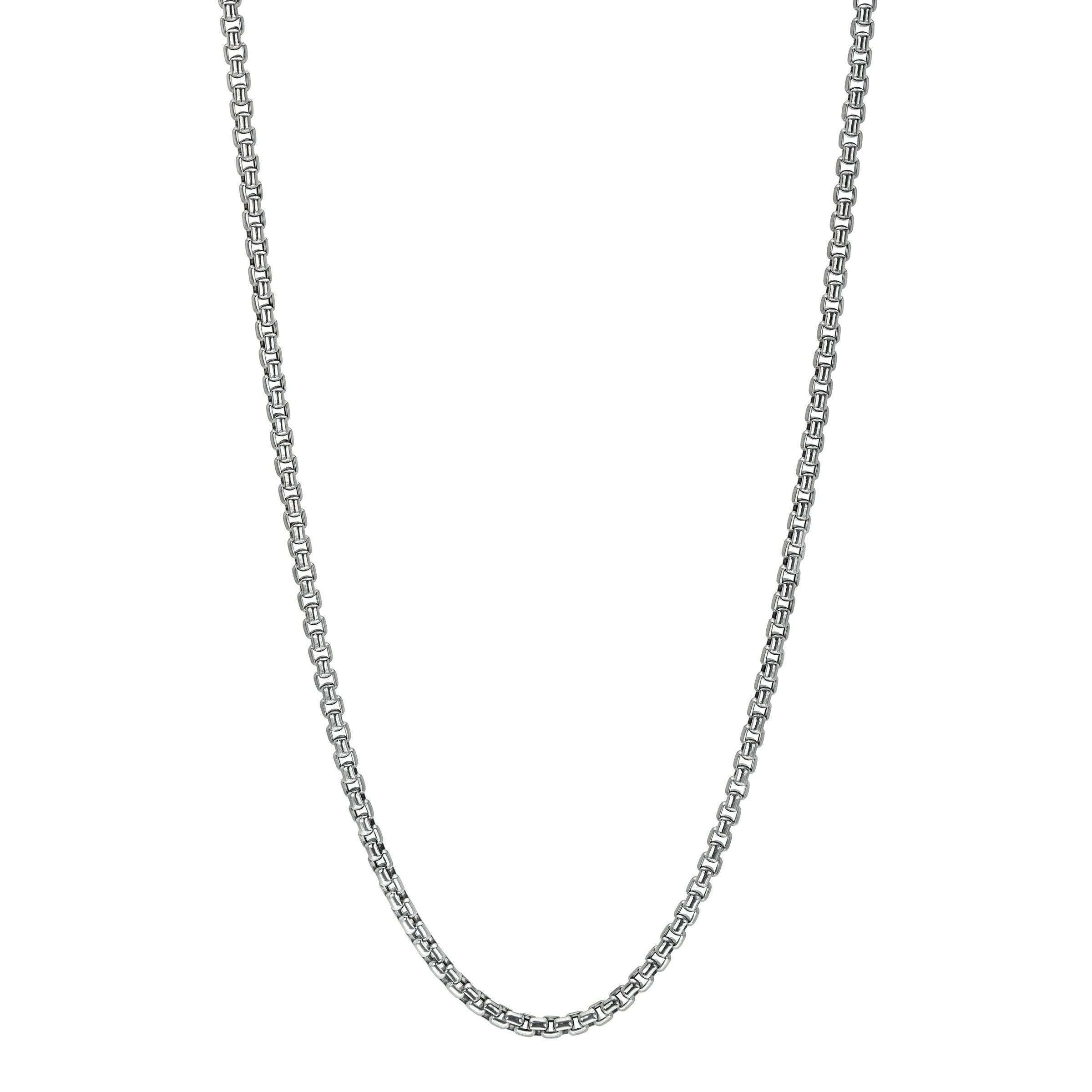 Men’s Astral Link Chain White Gold 24" by Logan Hollowell Jewelry
