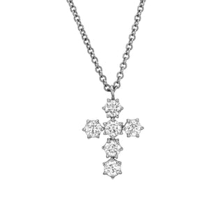 Solar Flare Diamond Faith Necklace