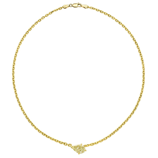 Floating Desert Diamond Necklace by Logan Hollowell Jewelry