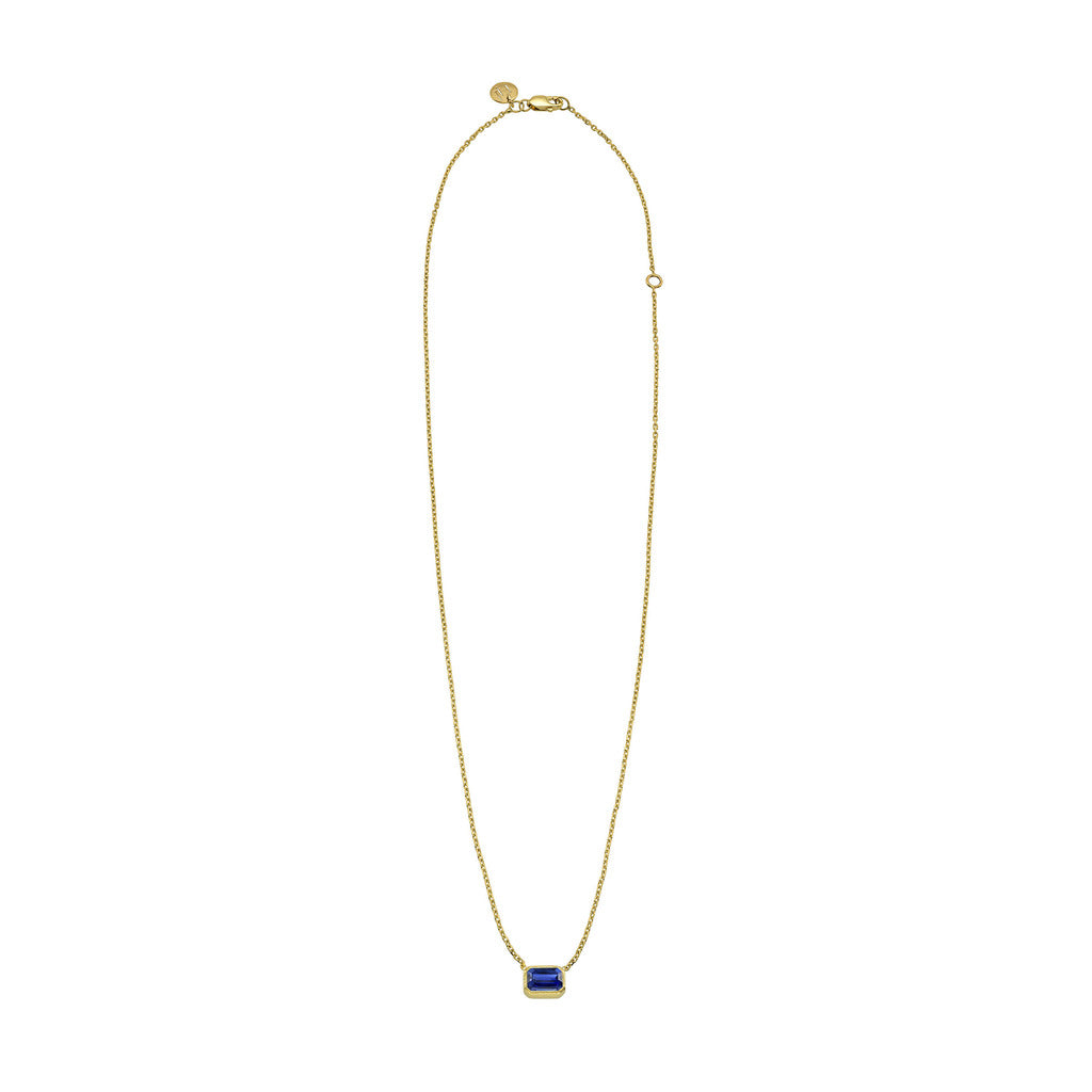 Talisman Emerald Cut Necklace by Logan Hollowell Jewelry