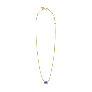 Talisman Emerald Cut Necklace by Logan Hollowell Jewelry
